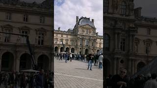 France Paris - we are waiting for to go inside the Louvre Museum. 随走随拍，走哪儿拍哪儿🎉