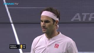 Roger Federer's backhand masterclass v Kei Nishikori | Shanghai 2018