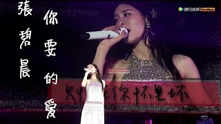 張碧晨極光演唱會《你要的愛》 愛死這首了！