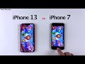 iphone 13 vs iphone 7 speed test