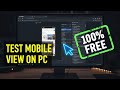 How to Test Mobile View on PC using Chrome DevTools (2026 Tutorial)