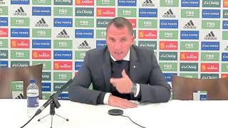 Brendan Rodgers | Leicester v Watford | Embargoed Pre-Match Press Conference | Premier League