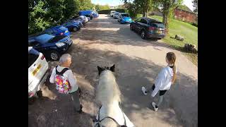 Keira riding Tilly