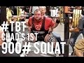 #TBT Chad's 1st 900 Pound Squat | JTSstrength.com