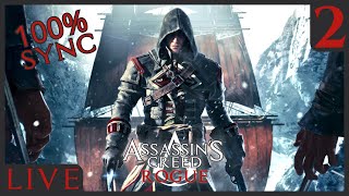 🔴 Assassin's Creed: Rogue - Part 2 - The Assassin Hunt Begins | 100% Sync - Full Series Marathon