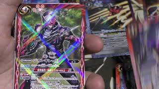 バトスピ　仮面ライダー『新世界への進化』1box開封動画