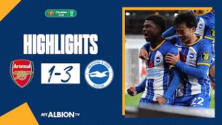 EFL Cup Highlights: Arsenal 1 Albion 3