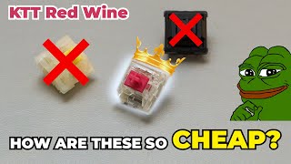 CHEAPEST Linear Switches you Can Get ? | KTT Red Wine Review \u0026 Comparison | KBD67 Lite R2