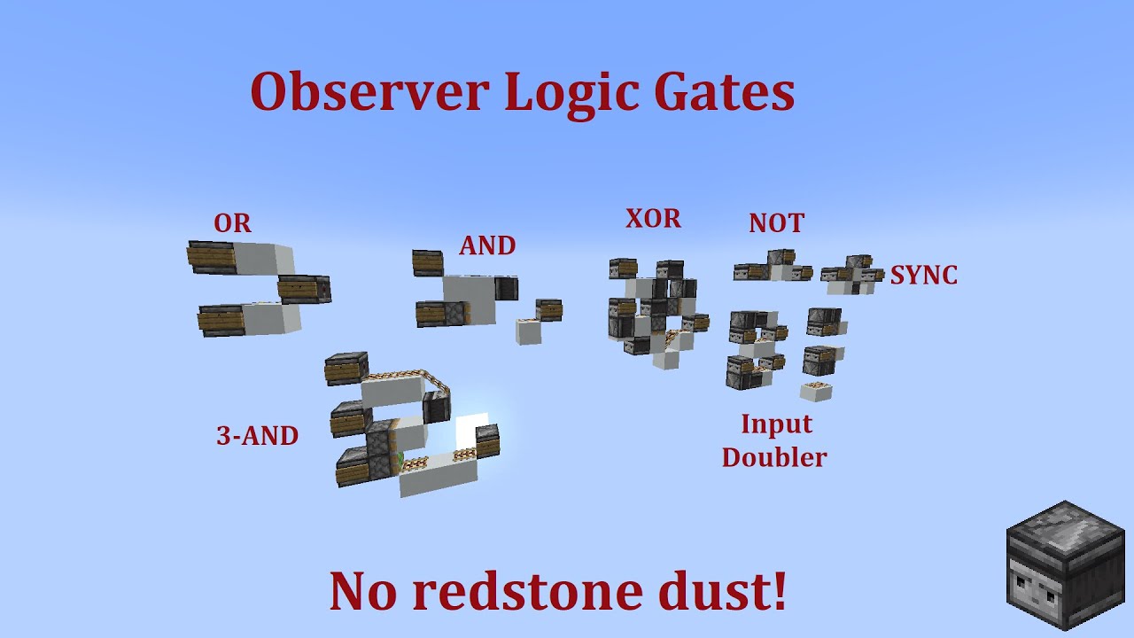 Minecraft Logic Gates