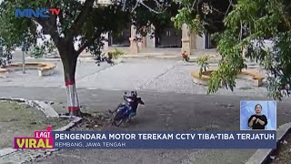 Kejadian Aneh di Bawah Pohon Beringin, Pengendara Motor Terekam CCTV Tiba-Tiba Terjatuh - LIS 08/02