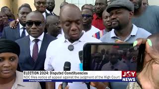 NDC files notice of appeal against judgment of the High Court. #JoyNews