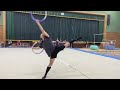 the last performance performed by a male rhythmic gymnast with a spinal cord injury