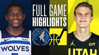 TIMBERWOLVES at JAZZ | FULL GAME HIGHLIGHTS | March 18, 2024