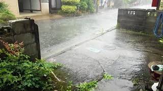 ウェザーリポート動画0513@奈良県宇陀市14:45【ザーザー雨】