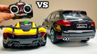 Modified RC Porsche Powerful Car Vs Super Fast RC Car Unboxing - Chatpat toy tv