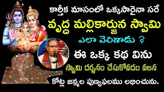 శ్రీశైలంలో వృద్ధ మల్లికార్జున స్వామి దర్శనం చేసుకోవడం వలన కోట్ల జన్మల పుణ్యఫలము లభించును || Chaganti