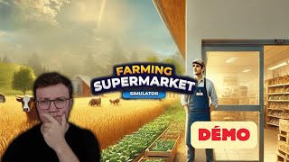 Farming \u0026 Supermarket Simulator : Cultiver notre potager puis on le vend dans notre superette (Démo)