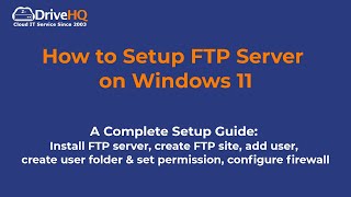How To Setup Ftp Server On Windows 11 A Complete And Doovi