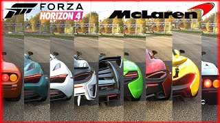 Top 10 Fastest McLaren Cars - Forza Horizon 4 | Speed Battle