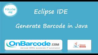 How to create, print barcodes using OnBarcode Java Barcode Generator library