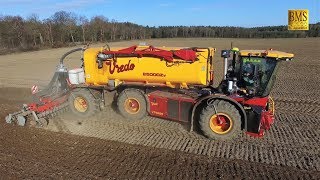 Gülle fahren 2019 Gülletrac VT4556 mit 25m3 Auflieger \u0026 John Deere 6250R driving slurry injection