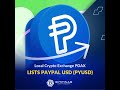 local crypto exchange pdax lists paypal usd pyusd