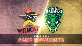 NBL Mini: Tasmania JackJumpers vs. Perth Wildcats Semifinals Game 2 | Extended Highlights