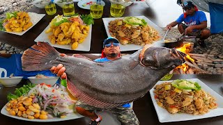 Mira lo que COCINO este PESCADOR con este PEZ LENGUADO que pescó 🇵🇪