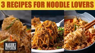 3 Recipes For Those Noodles Sitting In Your Pantry 💥🍜 | Marion's Kitchen
