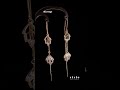 leaf inspired elegance tassel drop earrings earrings fashion jewellery beautiful trending