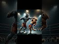 the kitten helps the cat father take revenge cats cute pet meow boxing