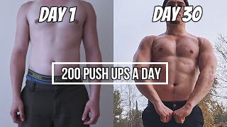 200 PUSH UPS A DAY FOR 30 DAYS CHALLENGE , Epic Transformation, Full Chest Workout (Mid,Upper,Lower)