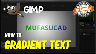 Gimp How To Gradient Text