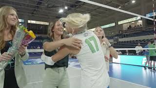 FGCU Women's Volleyball Senior Night Ceremony