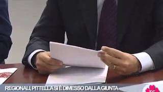 REGIONALI, PITTELLA SI È DIMESSO DALLA GIUNTA