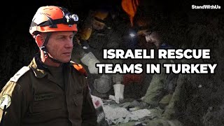 Israeli rescue teams in Turkey