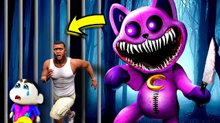 GTA 5 : Catnap Attack On Franklin \u0026 Shinchan | Gta 5 tamil | Gta 5 mods