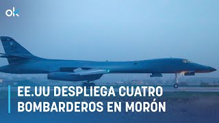 EEUU despliega cuatro grandes bombarderos en la base de Morón por «seguridad y estrategia»