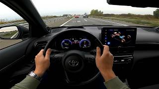 2024 Toyota YARIS CROSS [1.5l Hybrid, 130 HP] POV Test drive (Cabin sound, quality check)