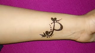 Design Tattoo Mehndi S Letter Images Cute Mehndi Design