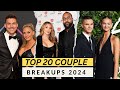 2024 Top Celebrity Breakups | Saddest Celebrity Couple Divorce | Top 20 Shocking Celebrity Breakups
