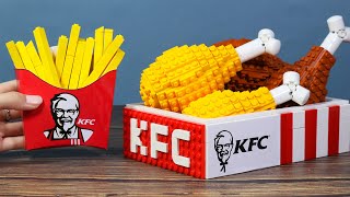 KFC Fried Chicken Recipe, but it's LEGO in Real Life🍗Stop Motion Cooking ASMR Satisfying