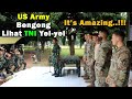 Anggota TNI AD Ajarin Yel-Yel Tentara Amerika