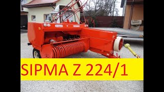 Обзор тюкового пресc подборщика  Сипма Sipma Z 224/1 и Z 224/2. Доставка без предоплаты.