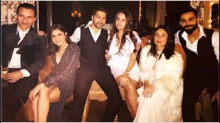 Bollywood Celebs PARTY Together Video In Switzerland- Virat Anushka, Kareena Saif, Varun Natasha