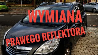 Wymiana reflektora prawego w Opel Meriva B 2012/2013 DIY Poradnik