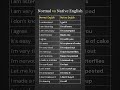 normal vs native english expressions speak like a native with common conversational english phrases