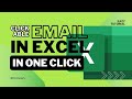 How to Create Clickable Email Links in Excel | Send Emails with One Click