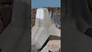 TETRAPOD / SEA WALL CONSTRUCTION KANNAMALY BEACH