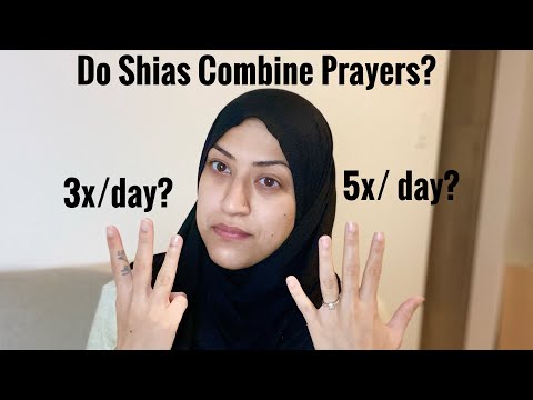 How many times Shia pray a day?